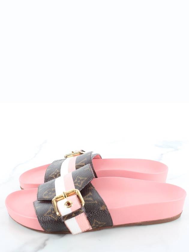 Monogram Velcro Gold Sandals 35 5 225 - LOUIS VUITTON - BALAAN 5