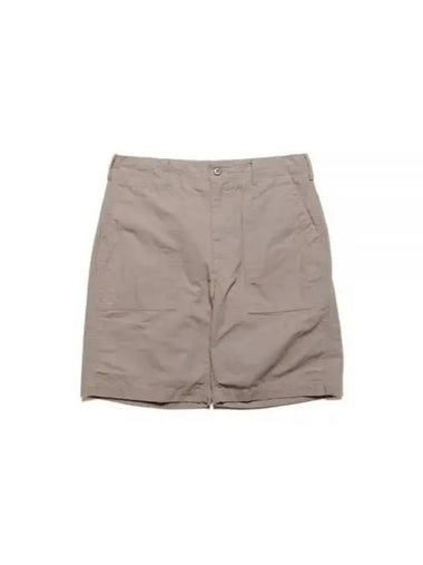 24 Fatigue Short B Khaki Cotton Ripstop 24S1E003 OR271 CT030 Shorts - ENGINEERED GARMENTS - BALAAN 1