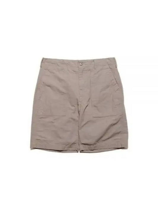 Fatigue Short B Khaki Cotton Ripstop 24S1E003 OR271 CT030 Shorts - ENGINEERED GARMENTS - BALAAN 1