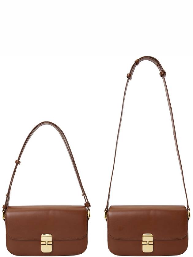 Grace Baguette Shoulder Bag Brown - A.P.C. - BALAAN 8