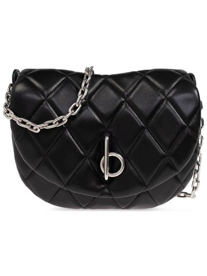 Rocking Horse Quilted Cross Bag Palladium Black - BURBERRY - BALAAN 2