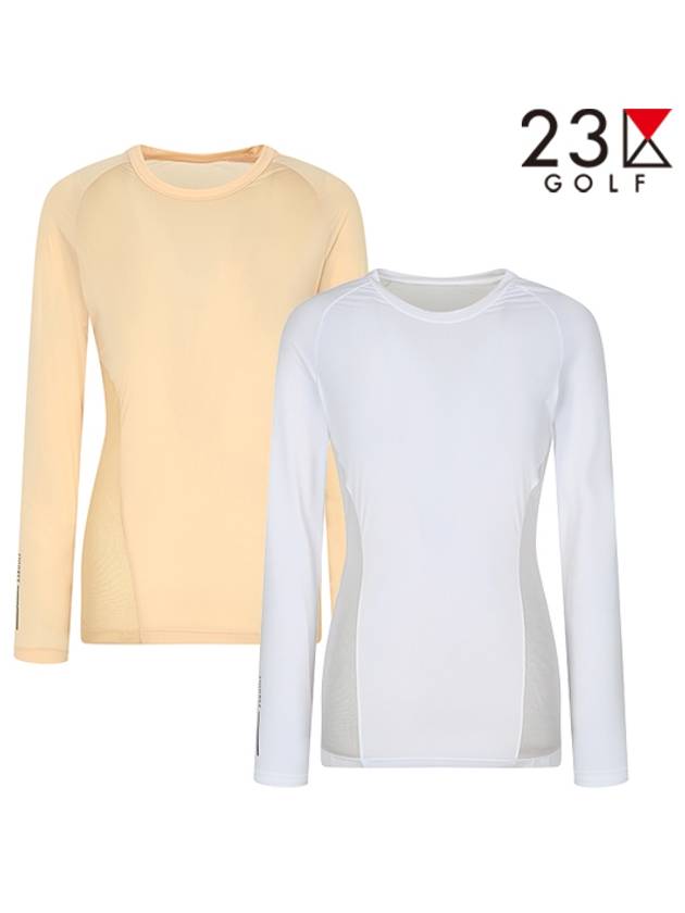 Golf Long Sleeve U-Neck Cold T-Shirt EL2LTR031 - 23KU - BALAAN 1