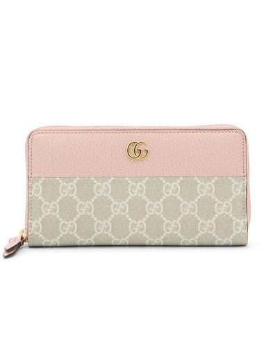 GG Marmont Zip Around Long Wallet Light Pink - GUCCI - BALAAN 1