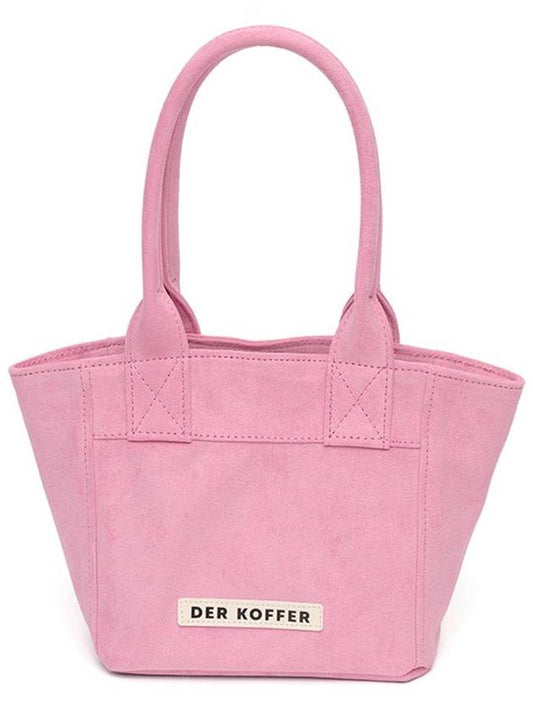 SHOPPER SUEDE PINK MINI - DER KOFFER - BALAAN 1