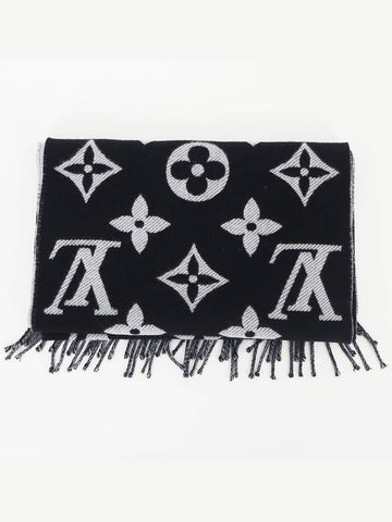 Women s Muffler Essential Scarf Black M77853 - LOUIS VUITTON - BALAAN 1