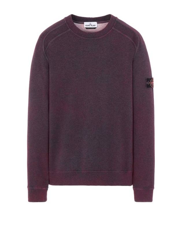 Wappen Patch Crew Neck Wool Knit Top Burgundy - STONE ISLAND - BALAAN 2