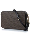 Jet Set Medium Camera Cross Bag Black Brown - MICHAEL KORS - BALAAN 3