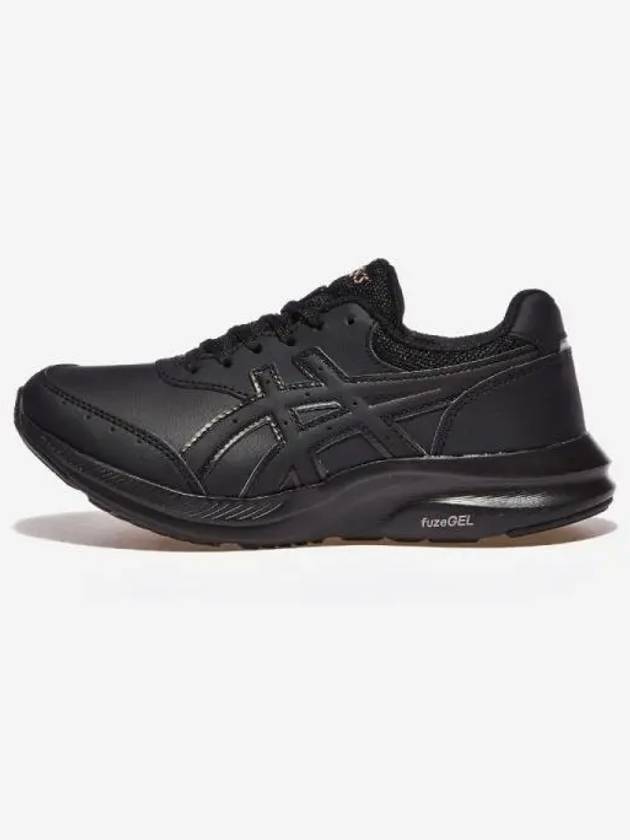 Shoes Running Sneakers Light Comfortable Gel Fun Walker W053 Women Extra Wide BLACK - ASICS - BALAAN 1