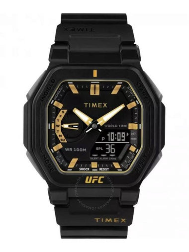 Timex UFC Colossus Analog-Digital Black Dial Men's Watch TW2V55300 - TIMEX - BALAAN 1