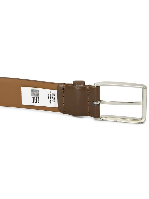 Logo Leather Belt Brown - HUGO BOSS - BALAAN 5