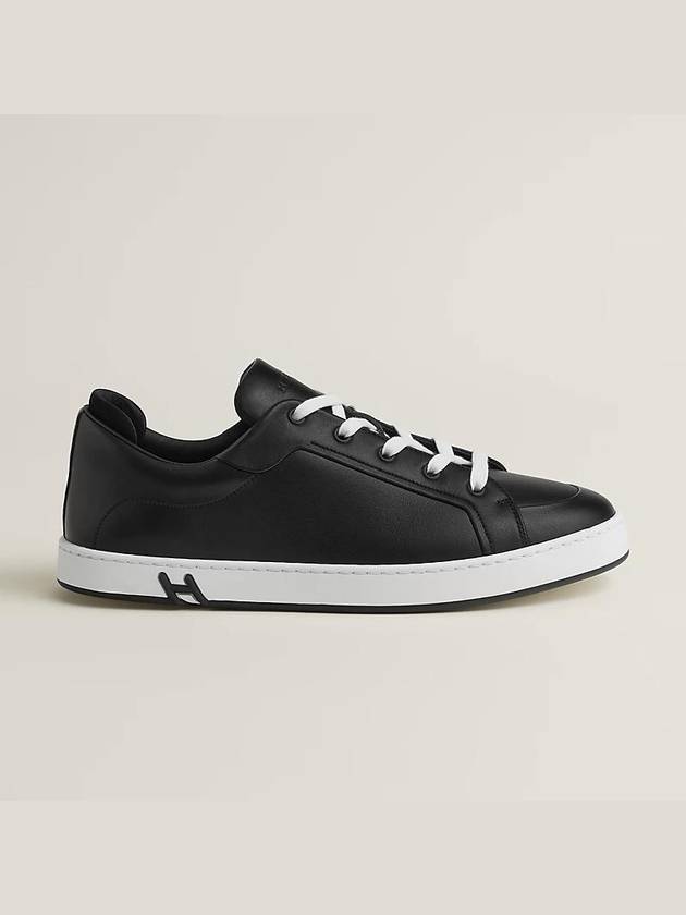 Kid Low Top Sneakers Black - HERMES - BALAAN 4