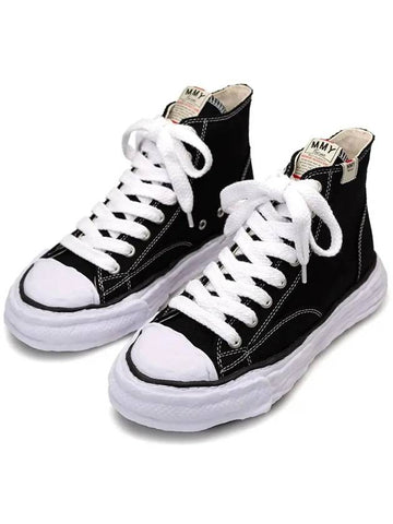 Peterson OG sole canvas high top sneakers A11FW701 BLACK - MAISON MIHARA YASUHIRO - BALAAN 1
