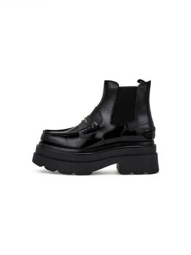 CARTER leather platform loafer boots black 271035 - ALEXANDER WANG - BALAAN 1