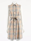 sleeveless tank top dress - BURBERRY - BALAAN 1