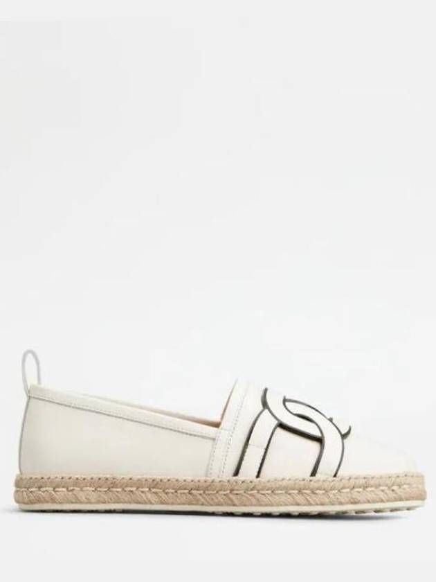 Women's Leather Kate Slip-Ons White - TOD'S - BALAAN 2