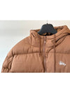 AU Australian Graffiti Hooded Pupa Padded Jacket ST126700 Coffee WOMENS AU14 XL - STUSSY - BALAAN 3