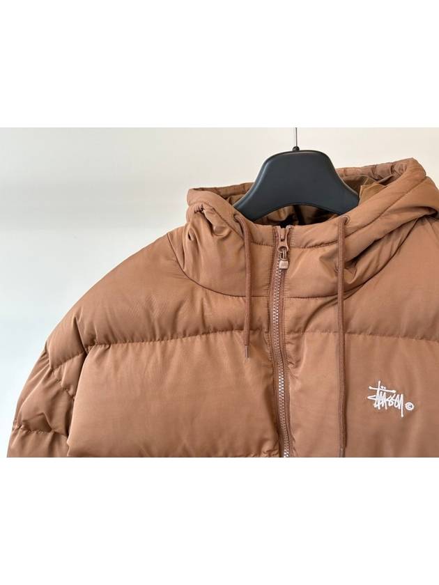 AU Australian Graffiti Hooded Pupa Padded Jacket ST126700 Coffee WOMENS AU14 XL - STUSSY - BALAAN 3