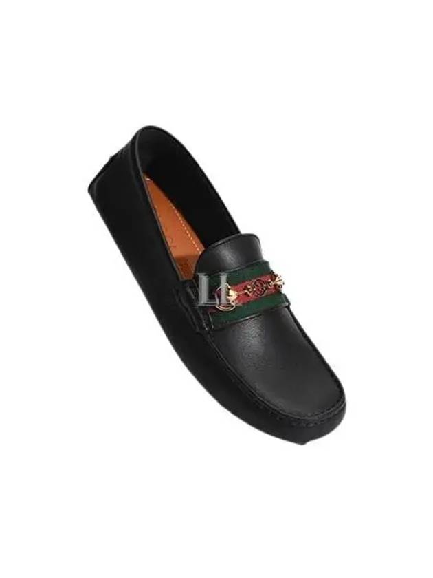 Web Horsebit Driving Shoes Black - GUCCI - BALAAN 2