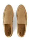 Loafer Suede Moccasin Classic Camel Brown - LORO PIANA - BALAAN 8