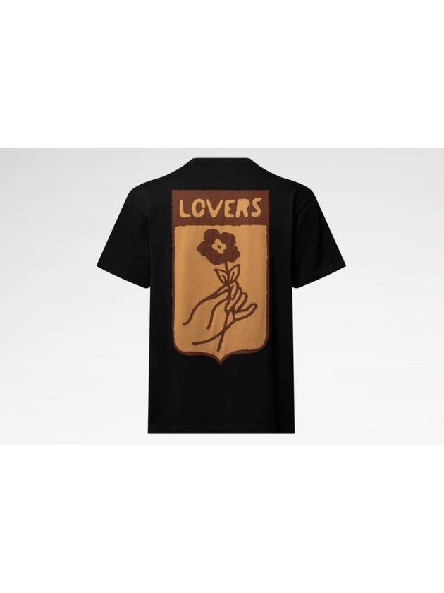 1AGHTW graphic short sleeved crew neck - LOUIS VUITTON - BALAAN 3