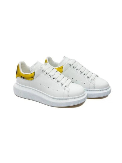 Oversole Metal Yellow Tab Low Top Sneakers White - ALEXANDER MCQUEEN - BALAAN 2