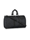 Keepall Bandouliere 35 Luggage Bag Black - LOUIS VUITTON - BALAAN 1