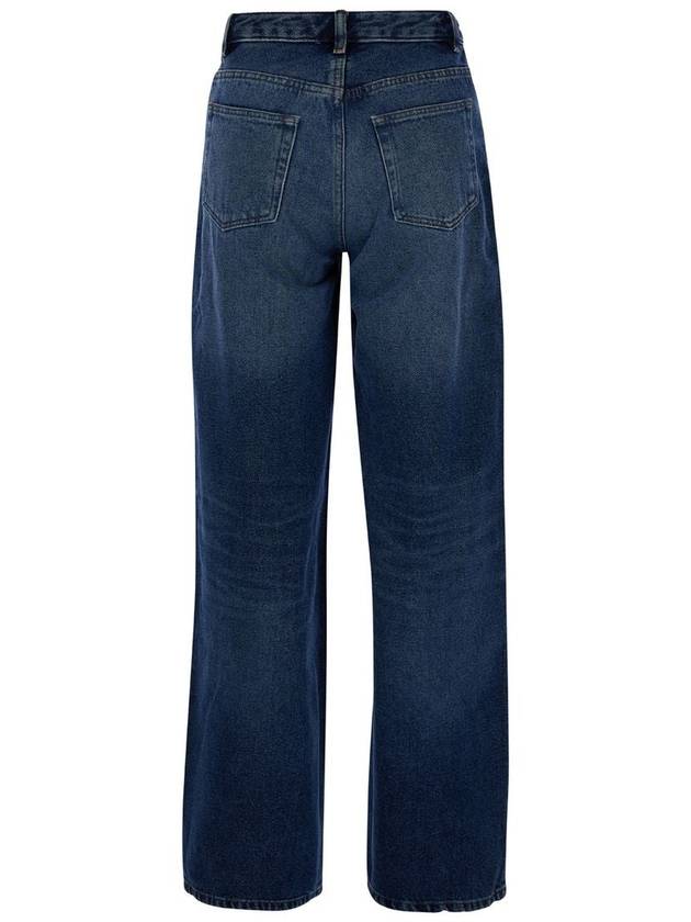 Elisabeth Straight Wide Jean Blue - A.P.C. - BALAAN 2