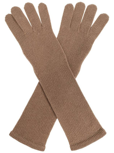 Max Mara Long Gloves Mmjock, Women's, Beige - MAX MARA - BALAAN 1