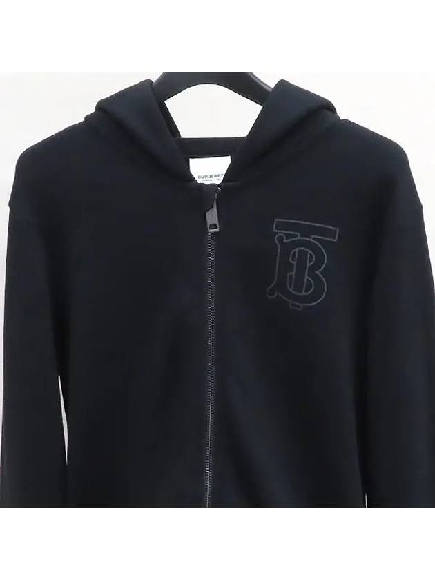 8053646 Black color TB monogram kids zip up hoodie - BURBERRY - BALAAN 3