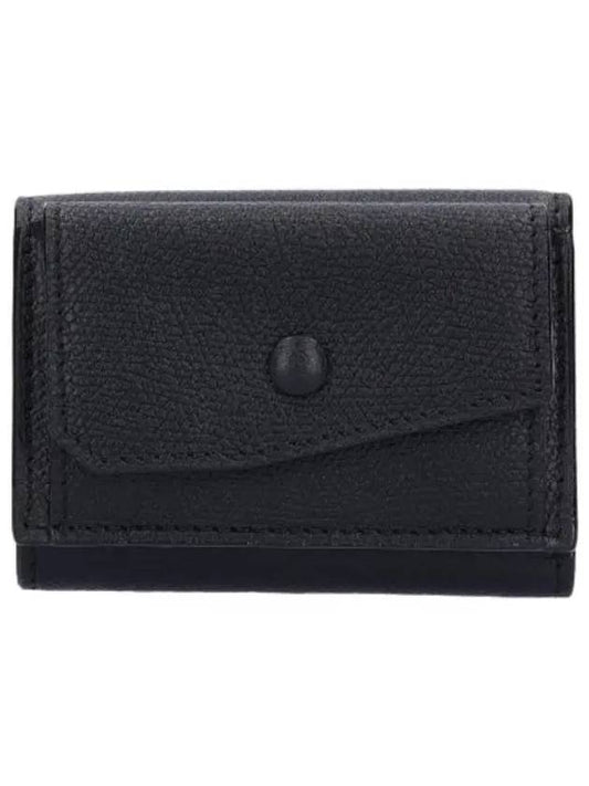Compact Monete Wallet Black - VALEXTRA - BALAAN 1