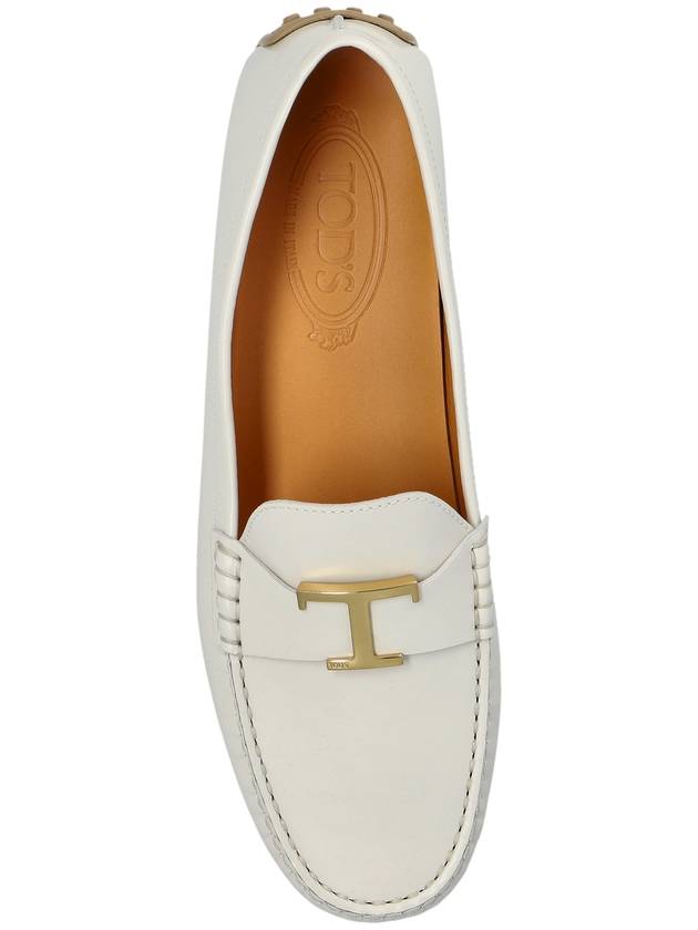 Tod’s Leather Loafers, Women's, Cream - TOD'S - BALAAN 6