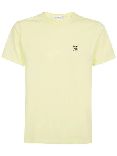 Fox Head Patch Classic Short Sleeve T-Shirt Light Yellow - MAISON KITSUNE - BALAAN 2