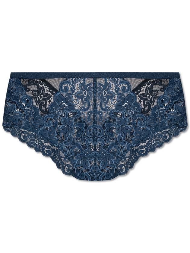 Hanro Lace Briefs, Women's, Navy Blue - HANRO - BALAAN 1