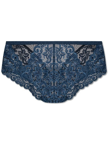 Hanro Lace Briefs, Women's, Navy Blue - HANRO - BALAAN 1