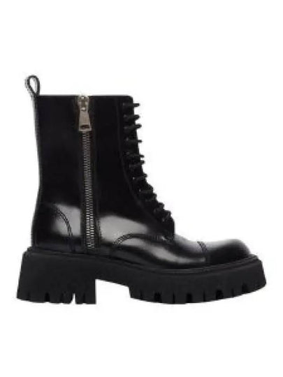 Tractor Lace-Up Middle Boots Black - BALENCIAGA - BALAAN 2