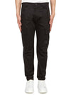 Stretch Sateen Ergonomic Cargo Straight Pants Black - CP COMPANY - BALAAN 2