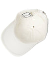 Men's Aurora Embossed Logo Ball Cap White - WOOYOUNGMI - BALAAN 5