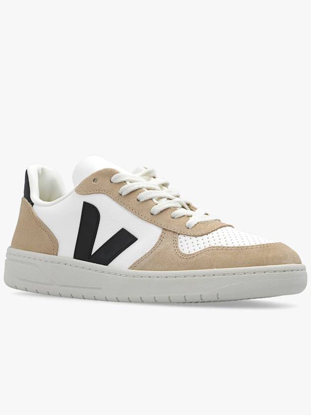 Veja ‘V-10 Chromefree Leather’ Sneakers, Men's, White - VEJA - BALAAN 4