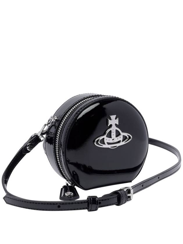 Logo All Round Zip Mini Bag Black - VIVIENNE WESTWOOD - BALAAN 4