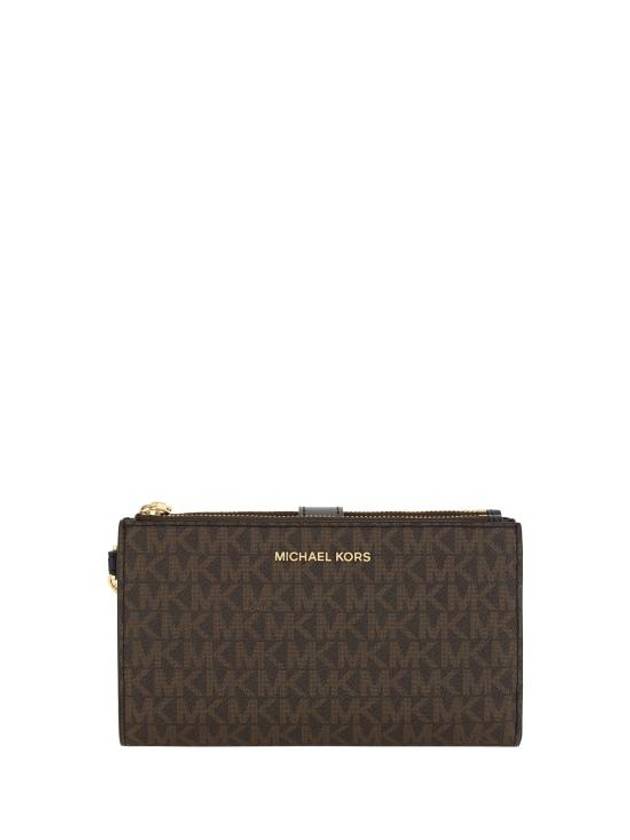 Jet Set Canvas Long Wallet Brown - MICHAEL KORS - BALAAN 1