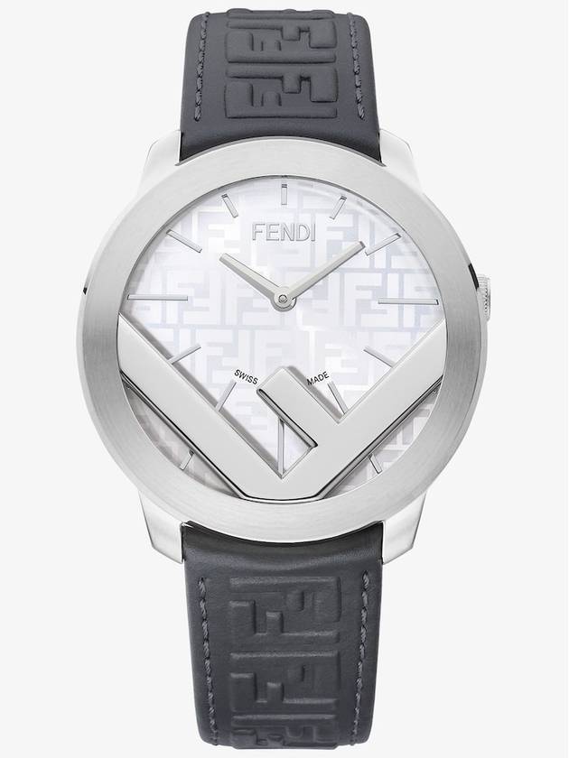 F Is Logo 41mm Watch Silver - FENDI - BALAAN 2