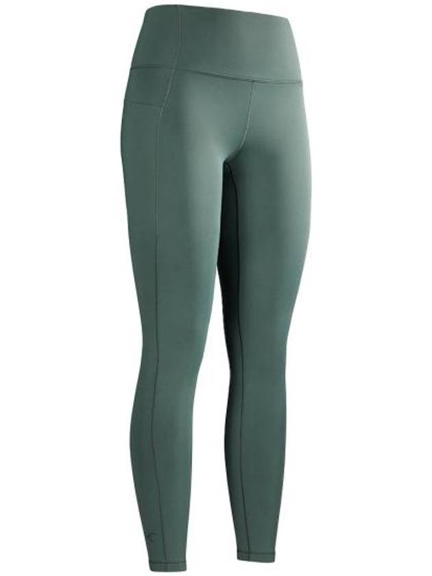 Women's Essent Warm High-Rise Leggings Green - ARC'TERYX - BALAAN 2