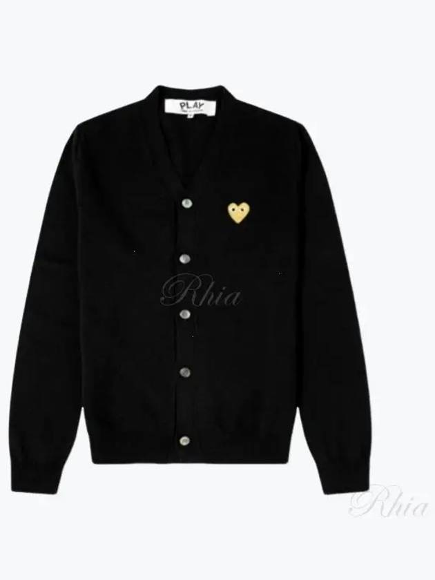 Play Gold Waffen Cardigan Black - COMME DES GARCONS - BALAAN 2