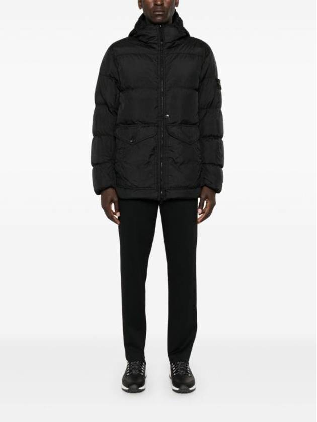 Crinkle Reps Re-Nylon Down Padding Black - STONE ISLAND - BALAAN 6