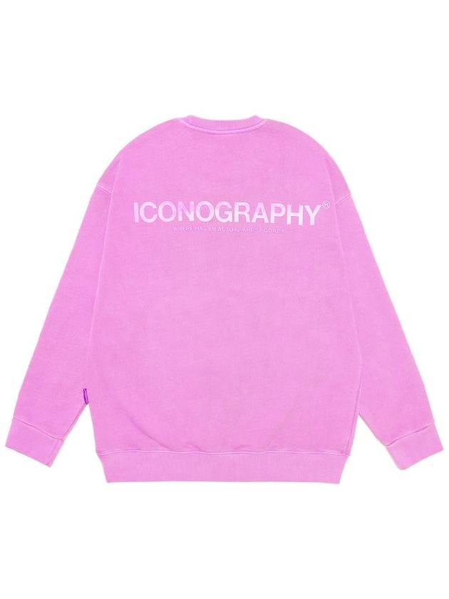 Pigment Heavy Cotton Trinity Sweatshirt Pink - ICONOGRAPHY - BALAAN 4