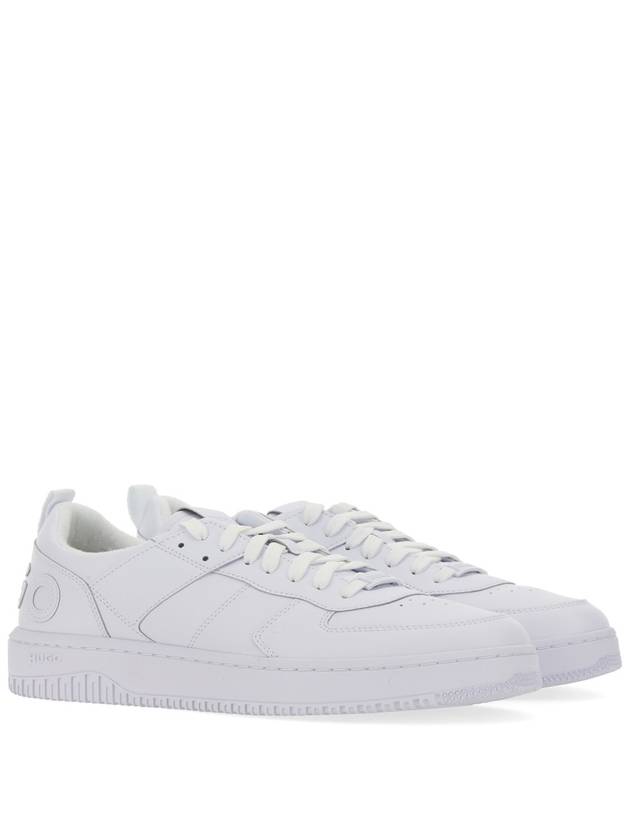 Embossed Logo Low Top Sneakers White - HUGO BOSS - BALAAN 4