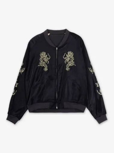 East End Dragon Souvenir Jacket Black 24AWJKM00503 - SASQUATCHFABRIX. - BALAAN 1