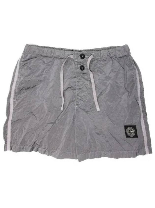 Swimming Nylon Trunk Shorts Grey - STONE ISLAND - BALAAN 2