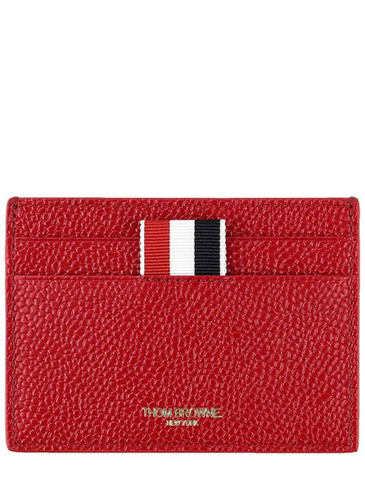 Men's RWB Tab Anchor Card Wallet Red - THOM BROWNE - BALAAN 2