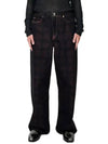 Full Cut Overdyed Big Lumbercheck PrintJeans Black - OUR LEGACY - BALAAN 2